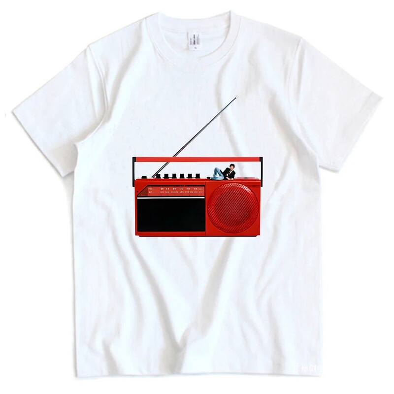 Any Smart! Radio T-Shirt Charlie Puth Singer Graphic T-Shirt Summer Short-Sleeve Loose Men's T-Shirt Street Style