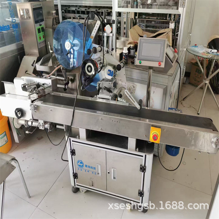 二手全自动贴标机 平面贴标机 带分页装置 圆瓶 方瓶贴标机不干胶