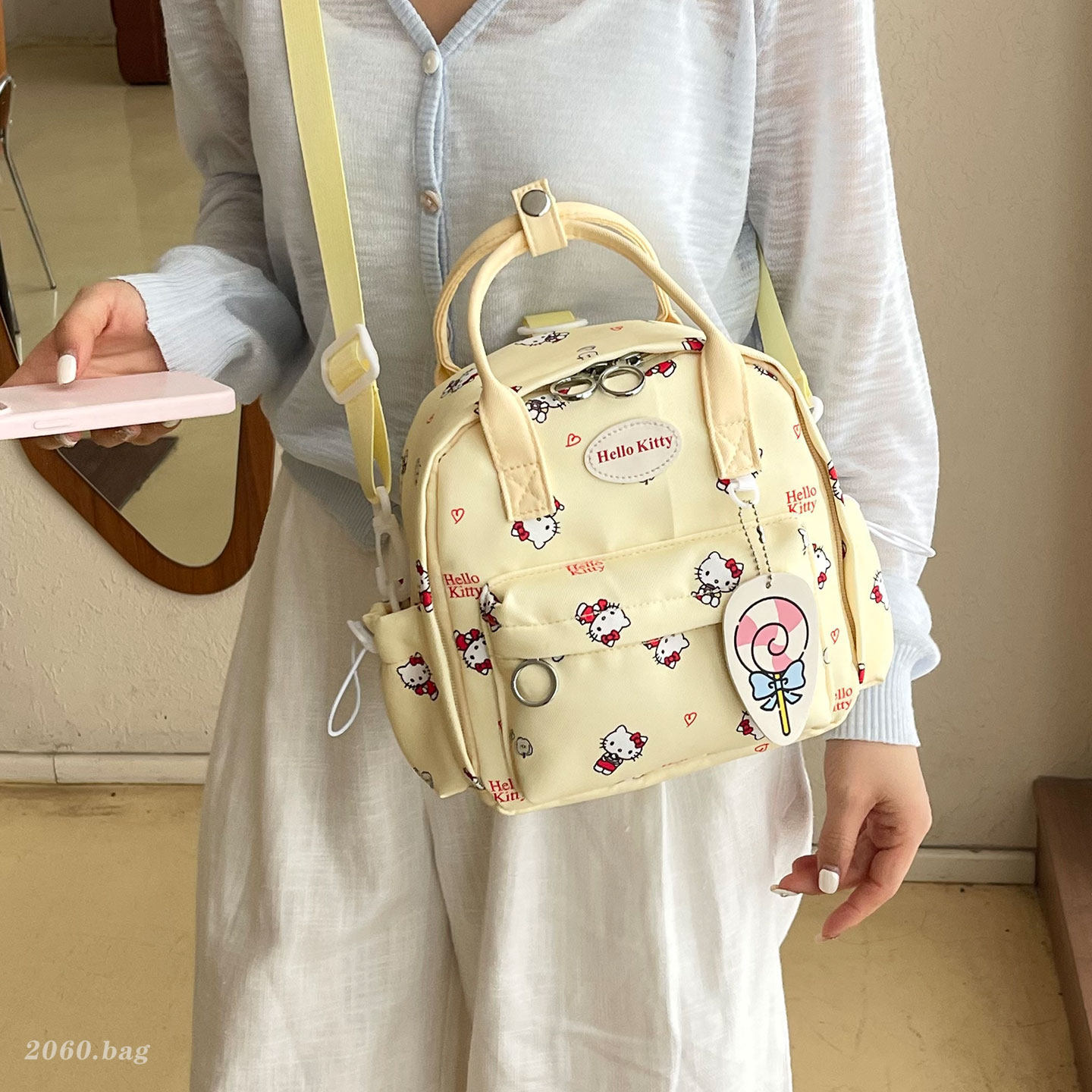 2026 impresión de moda mochila de hombro de la universidad ocio nueva mochila de tarjetas mochila ventilada para viajar estudiantes lindas