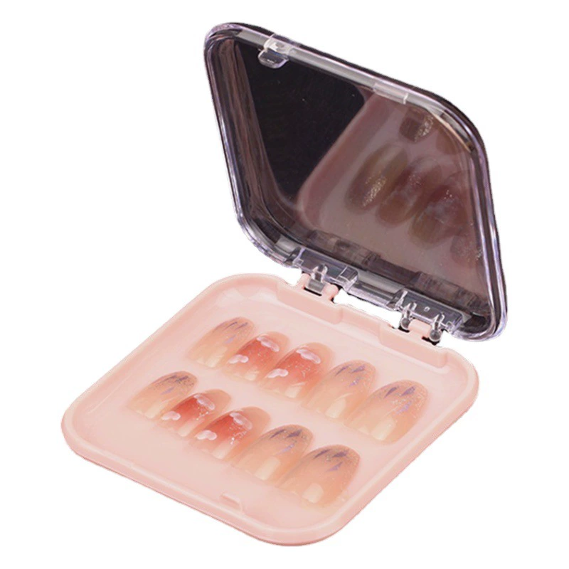 Спецификация 75*75*16 мм гвоздь Box ногтей Box носить гвоздь прозрачная коробка носить гвоздь коробка