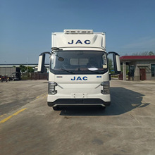 江淮ES6纯电动冷藏车 100度电蔬菜水果冷冻车 绿牌冷链车带双温控