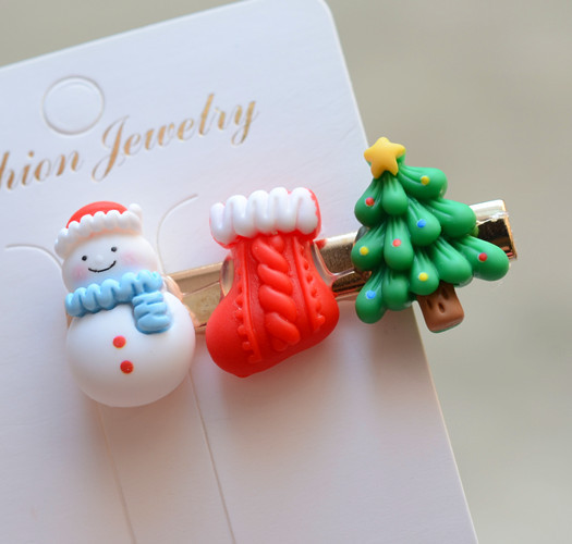 Fashion Christmas Tree Arylic Hair Clip 1 Piece display picture 3