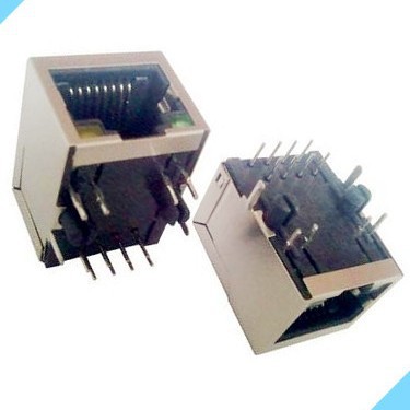 带灯RJ45网端插口 带灯RJ45接口  带灯RJ45网端插座