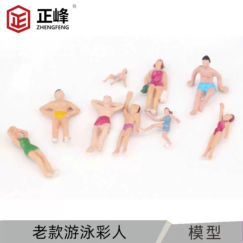 Minifigures, realistic material, cartoon swimwear, handmade, wholesale, old style