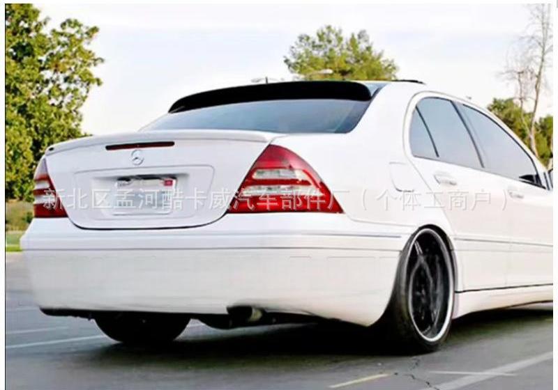 Suitable for 2001-2006 Mercedes-Benz C-Class W203 Modified C180 200 260 320 C55 Top Wing and Rear Wing