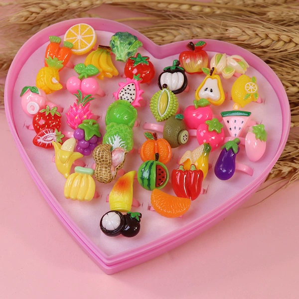Fruit model random model 36 plastic circles