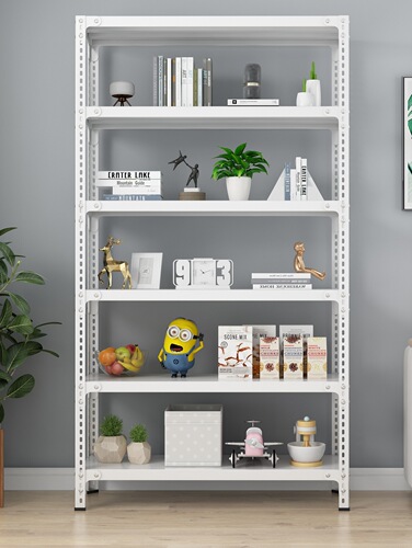 Corner steel shelf, small warehouse storage rack, supermarket multi-layer display rack, warehouse balcony home use