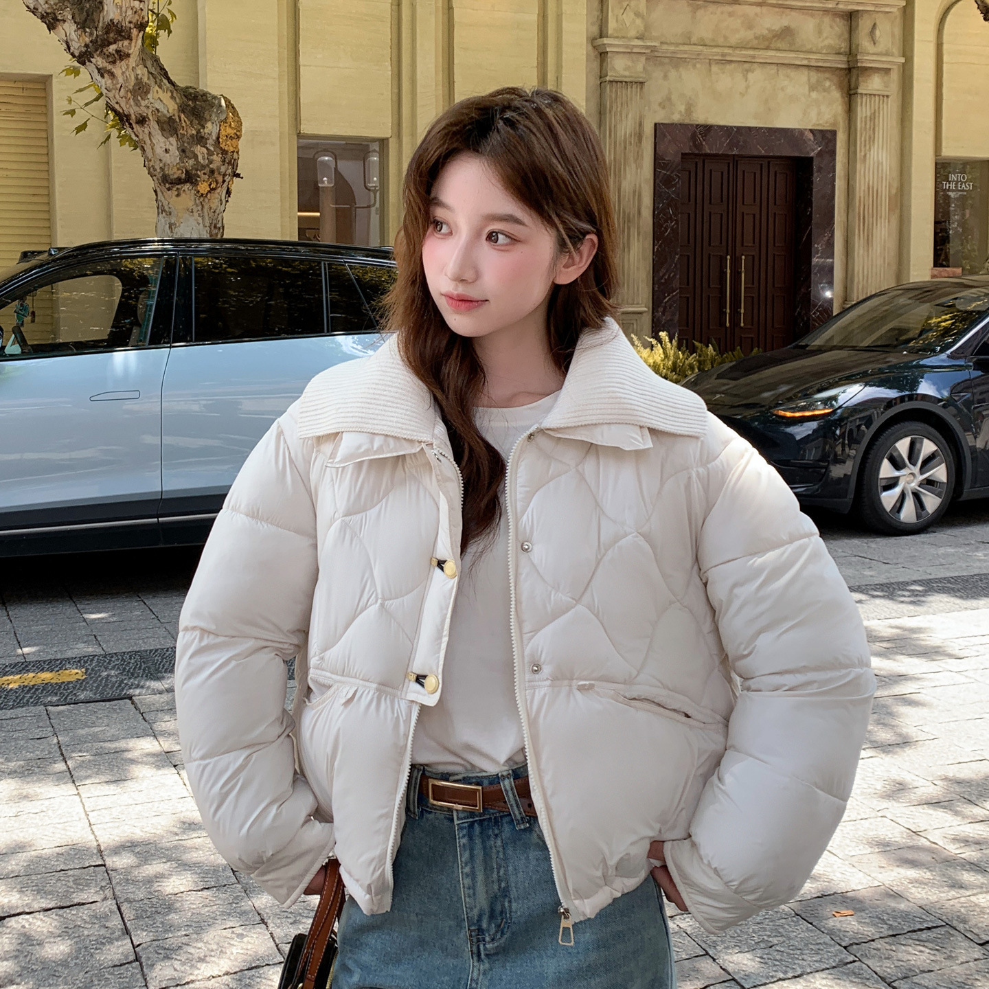 女棉服冬装2025新款洋气加厚短款羽绒棉服冬季女孩棉袄韩版外套