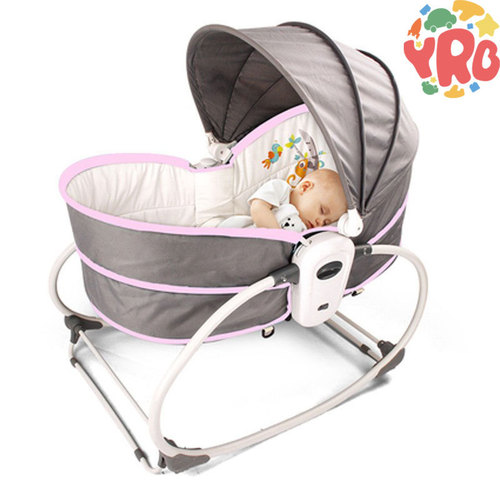 Cross-border new baby swing bed intelligent baby sleep chair with music cradle baby rocker wholesale