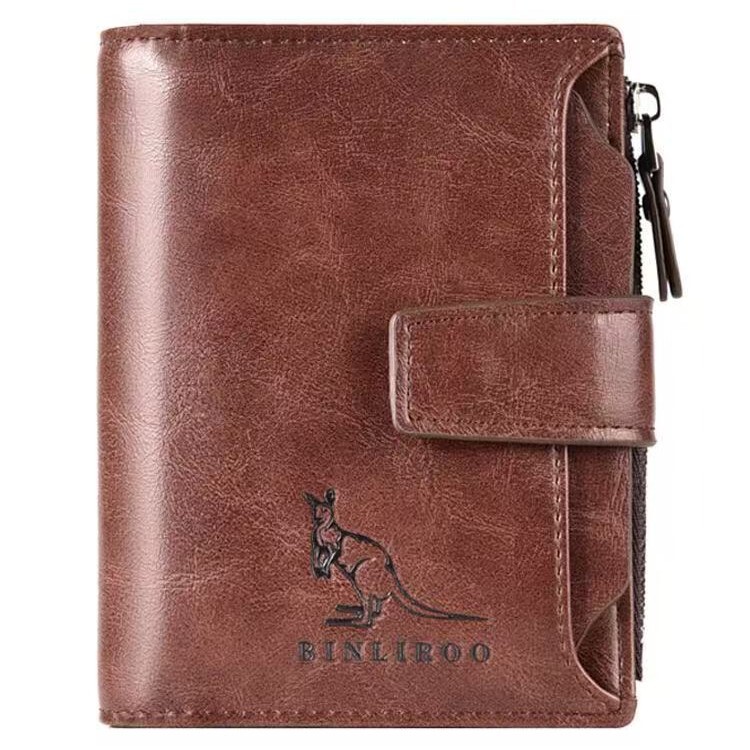 Kangaroo Oil Wax Leather Driver's License Wallet Card Holder Wallet Textured Multifunctional Document Holder Card Case Driving License Leather Case