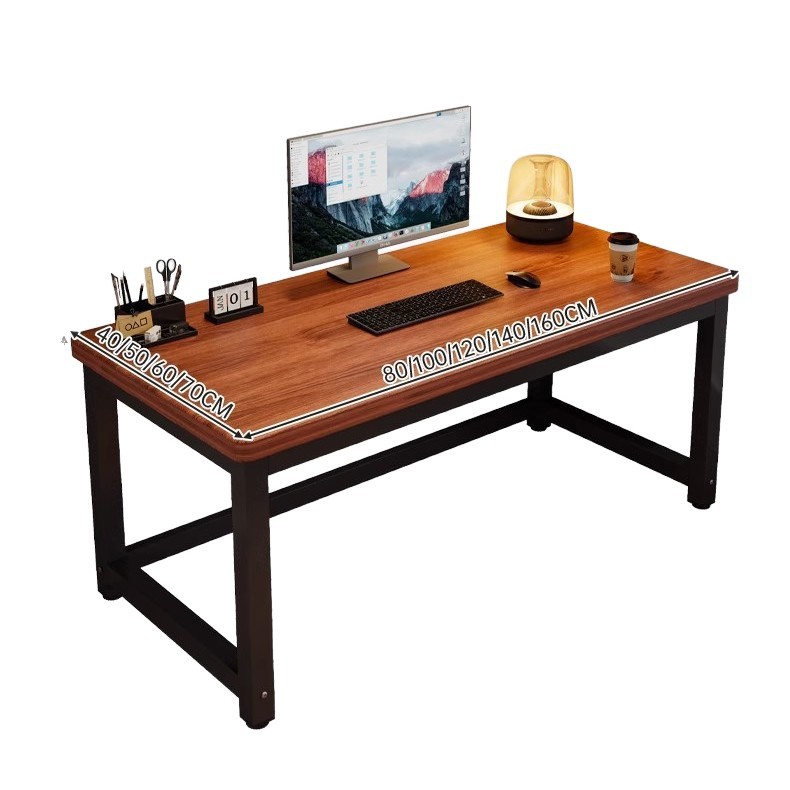 Escritorio de computadora dormitorio escritorio de trabajo doméstico escritorio simple escritorio de escritorio pequeño escritorio de escritorio de escritorio rectangular
