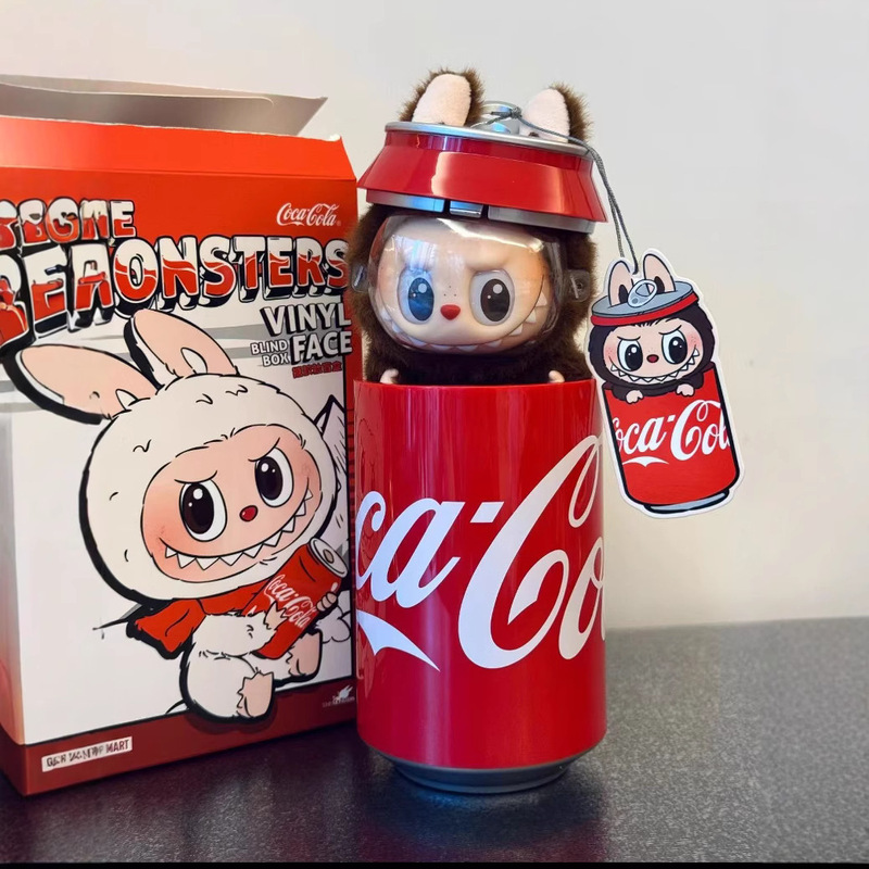 POP MART 第三世代ラブブ l コーラモデル POP MART シリーズ シットダウンパーティー トレンディなビニールぬいぐるみ ブラインドボックス|undefined