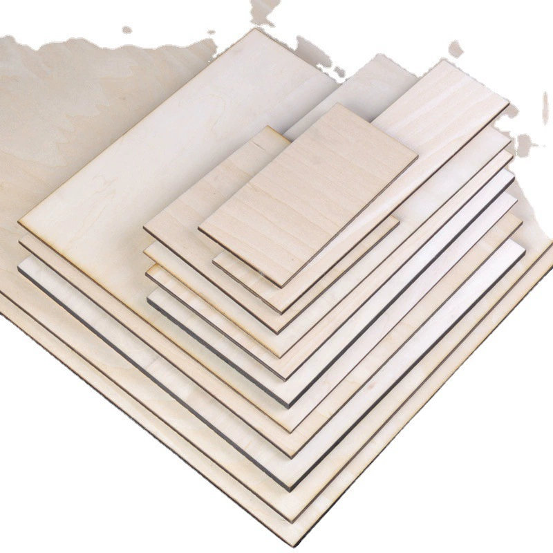 Королевство крабов Ламели Basswood handmade diy строительные материалы набор мелких деревянных блоков тонких деревянных деталей маленького размера