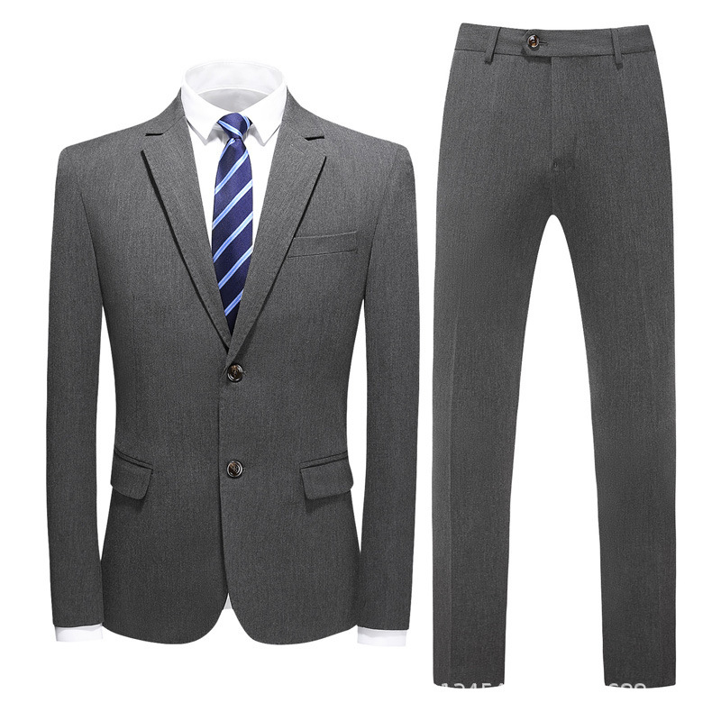 SJT118 중간 그레이 탑 바지