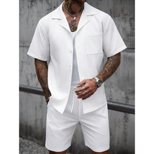 T 29513 Linen short sleeve shirt set ������������װ