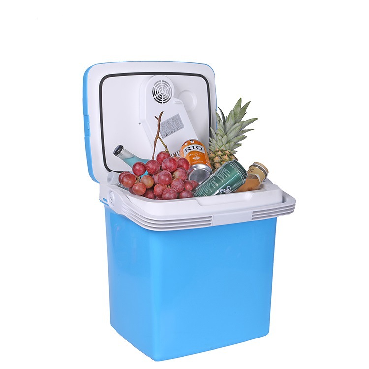 Nuevo 26L al aire libre portátil coche refrigerador portátil calefacción incubadora camping coche refrigerador refrigerado