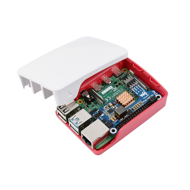 Плата расширения питания по Ethernet для Raspberry Pi 4B/3B+, поддержка стандарта 802.3af и питания PoE
