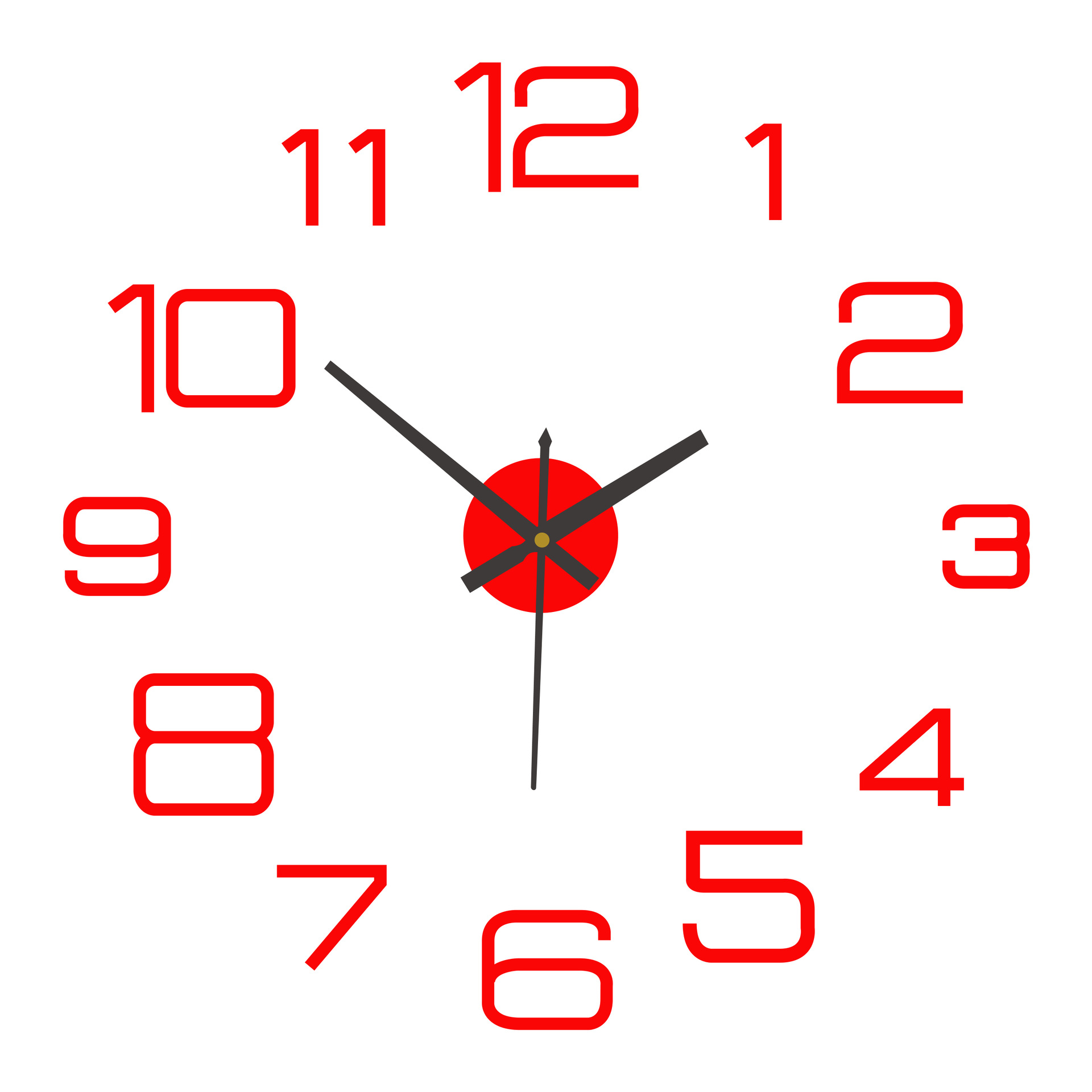 Fábrica directa DIY Reloj de pared Super gran tamaño moda creativo Reloj de pared espejo pegatina Reloj de pared simple acrílico Reloj de pared