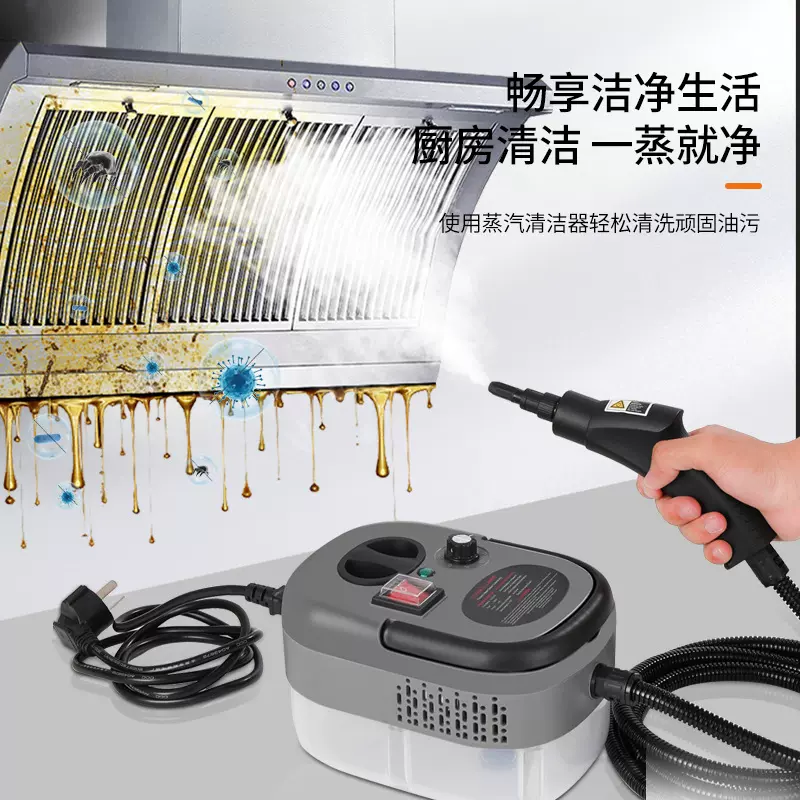跨境数显高压高温蒸汽清洁机小型家用空调厨房油烟机速热式清洗机