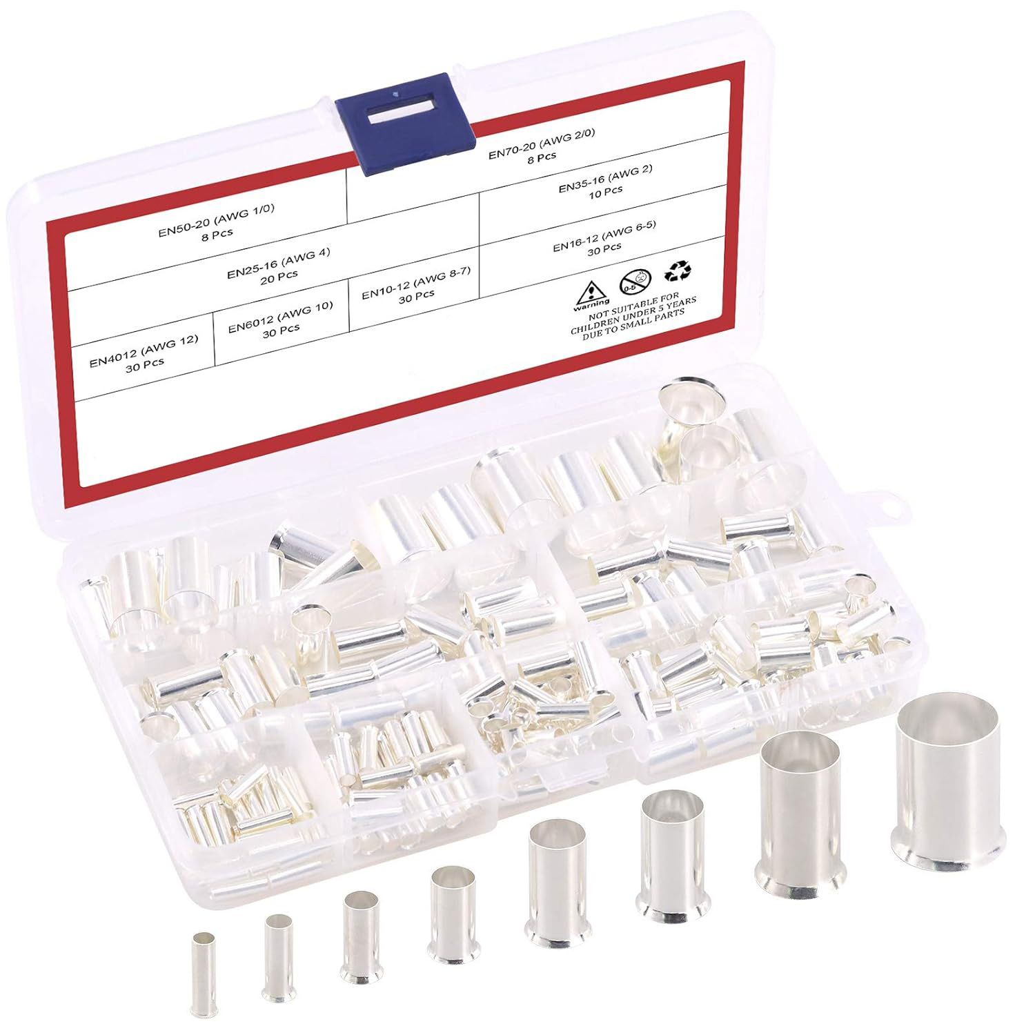 （紫铜）厂家直供管形裸端头 EN系列 冷压端子