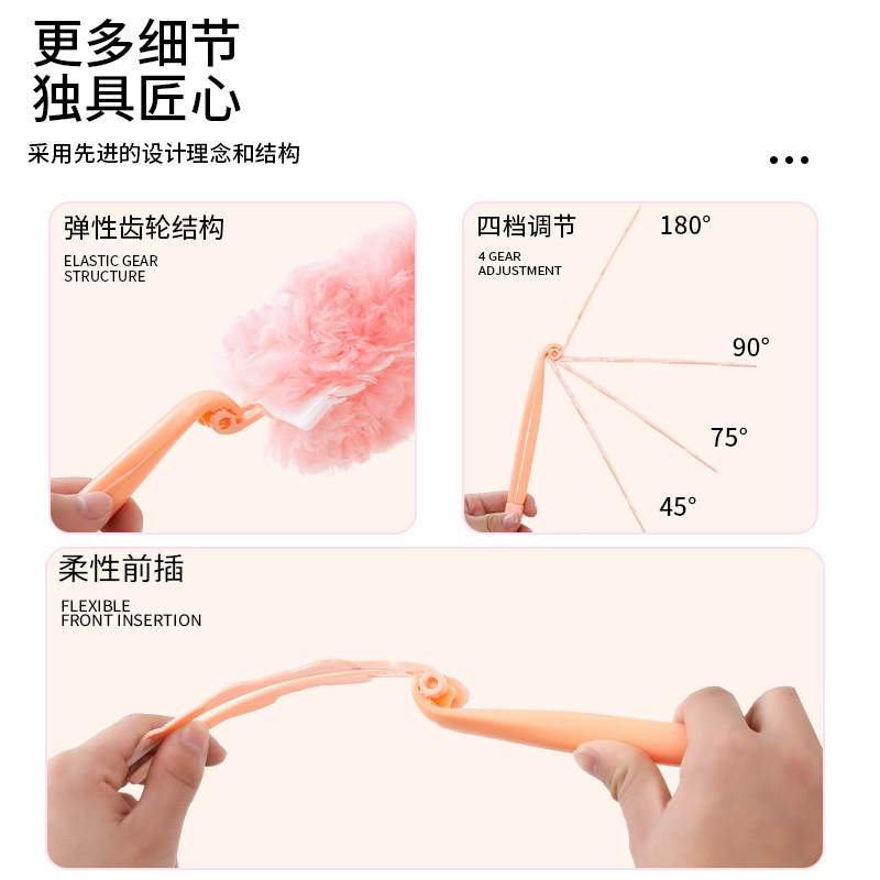マジックバブルダストダスター静電掃除機折りたたみポータブルダスター隙間掃除延長羽毛ダスター家庭用|undefined