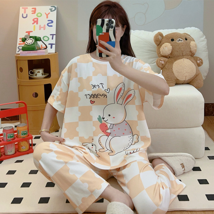 Pijamas nuevos pajamas de verano para mujeres pijamas cortos y largos Mickey ropa para el hogar comercio exterior transfronterizo sudeste asiático