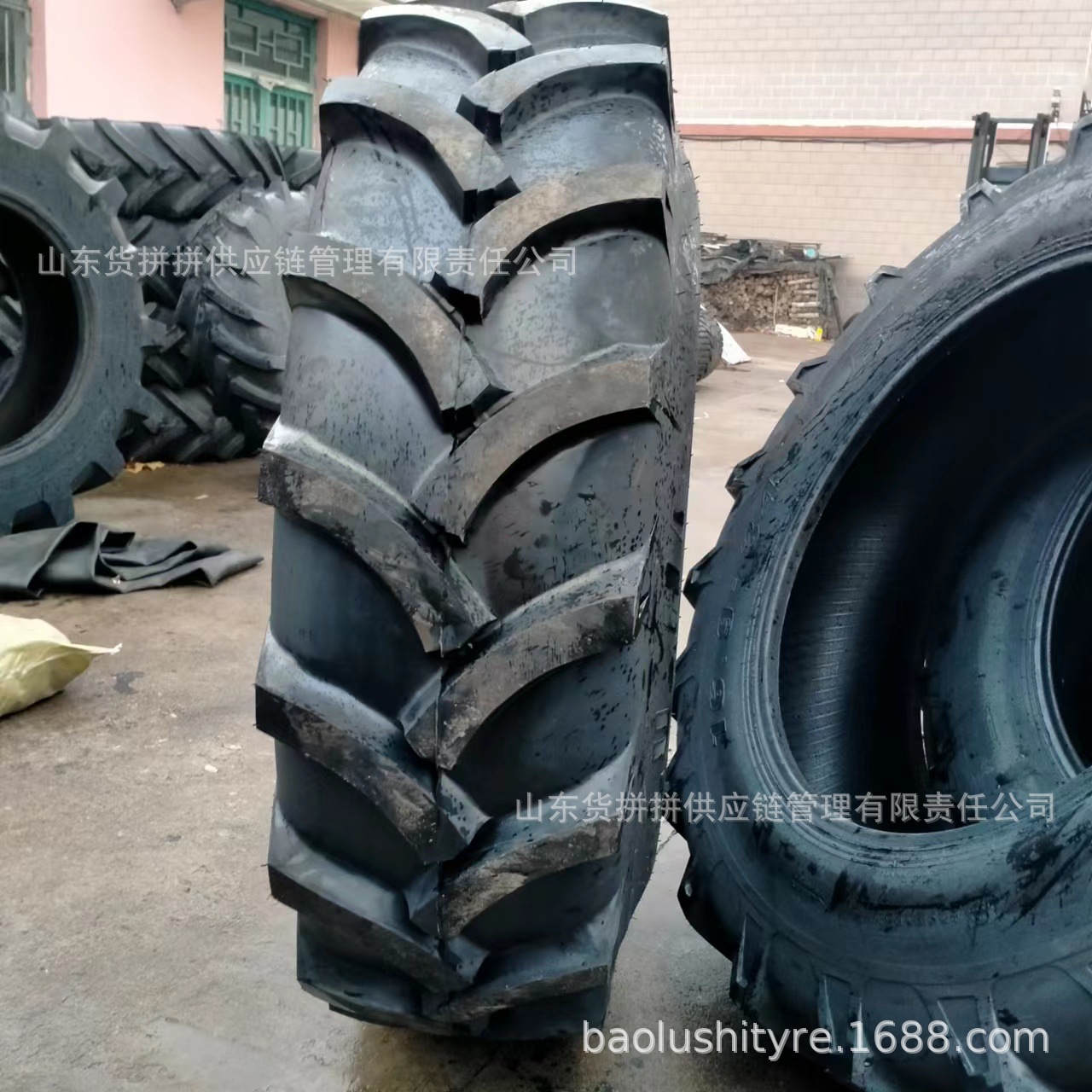 16.9-34 人字花纹 农用拖拉机轮胎 加厚