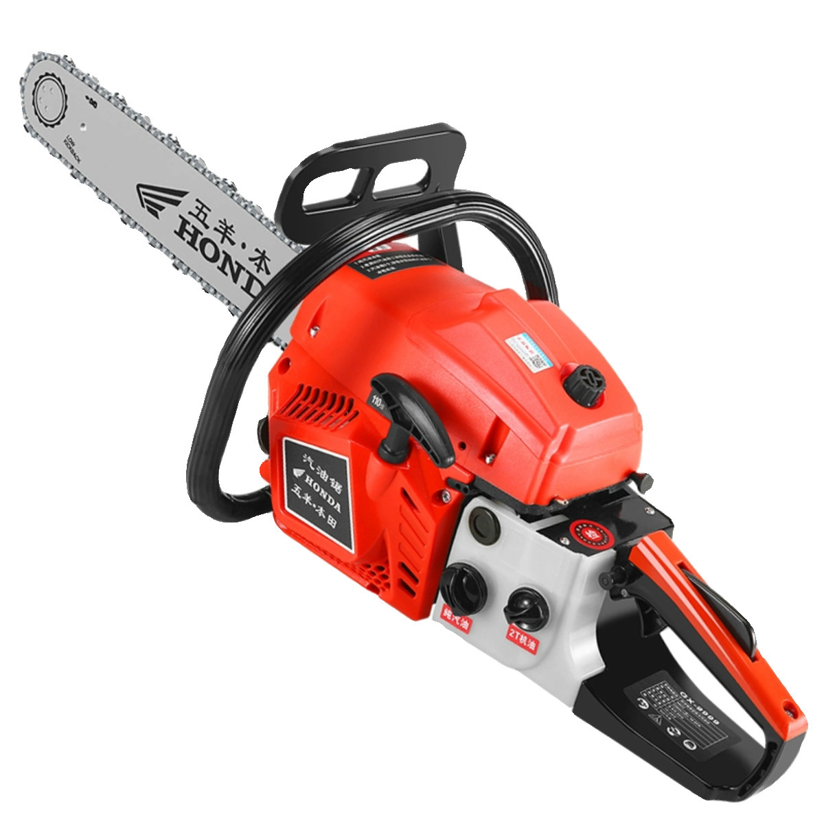 Wuyang Honda de alta potencia de cuatro tiempos sierra de gasolina sierra de gasolina doméstica importación sierra de madera pequeña sierra de cadena eléctrica de mano