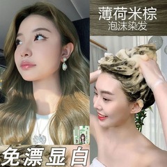 Daoxiang Tea Bubble Hair Dye 2023 Popular Colors Dye Your Hair at Home Plant Formula Simple Hair Dye 230ML