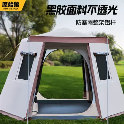 Camping Style Double-Layer Thickeneded Rainproof: Çadırlar