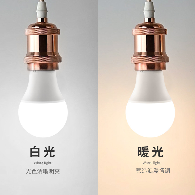 lámparas LED de aluminio de plástico de alto brillo A-bulb e14 pequeño tornillo e27 gran tornillo bulb iluminación doméstica lámpara LED de ahorro de energía