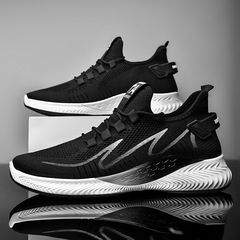 Sports shoes, men's running shoes, outdoor fly woven breathable trendy shoes, new summer men's shoes, casual Korean style comfortable men's shoes