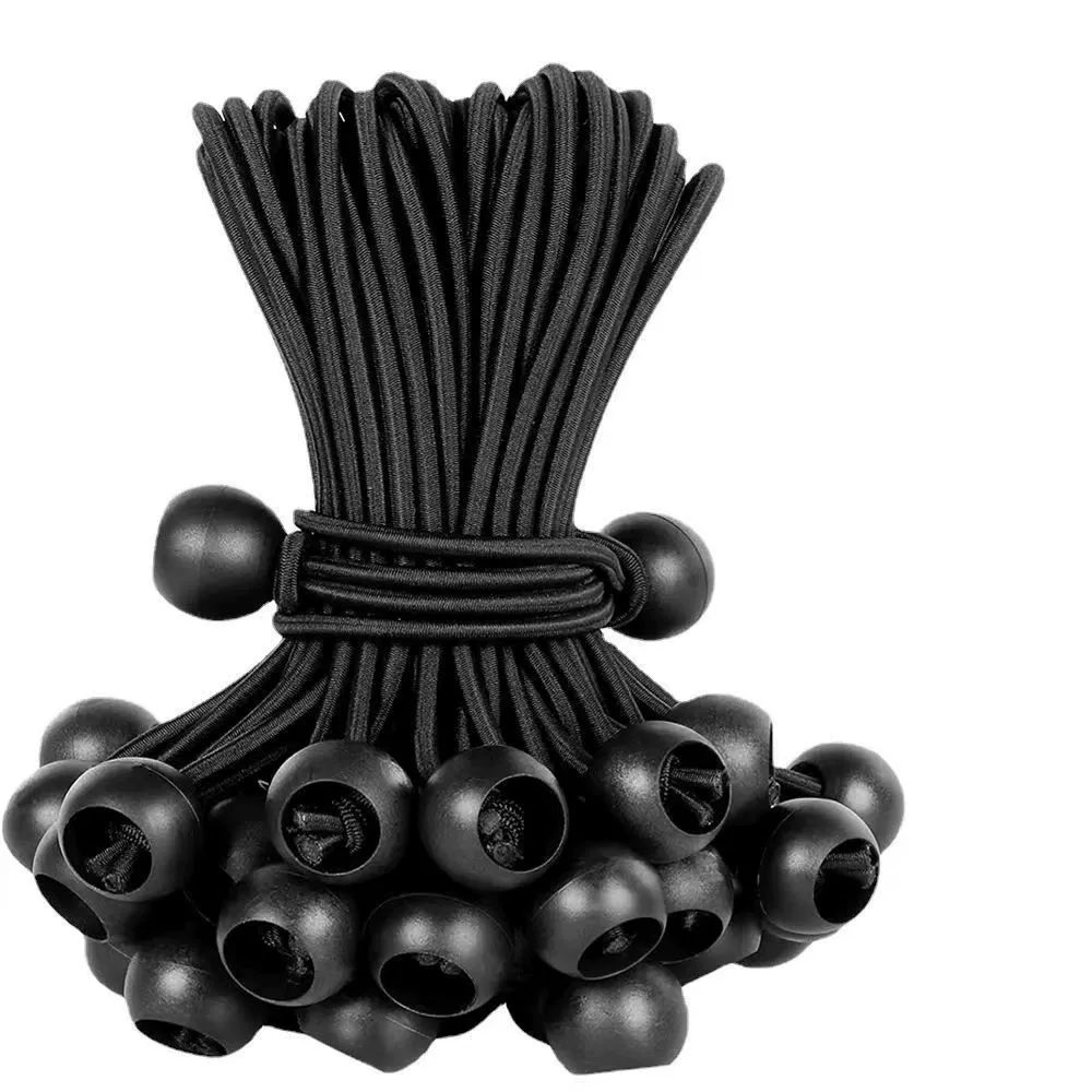 Открытый кемпинг занавес палатки для стационарного хранения эластичные шнуры пластиковые шары эластичные шнуры