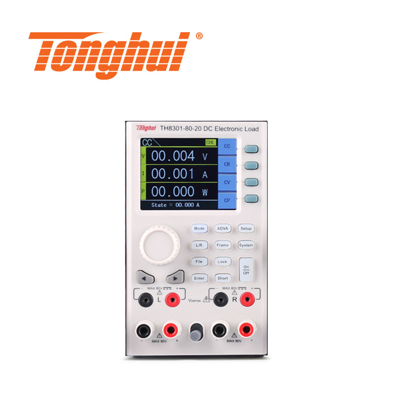 同惠（Tonghui）TH8301-80-20直流电子负载2通道 80V 20A 100W×2