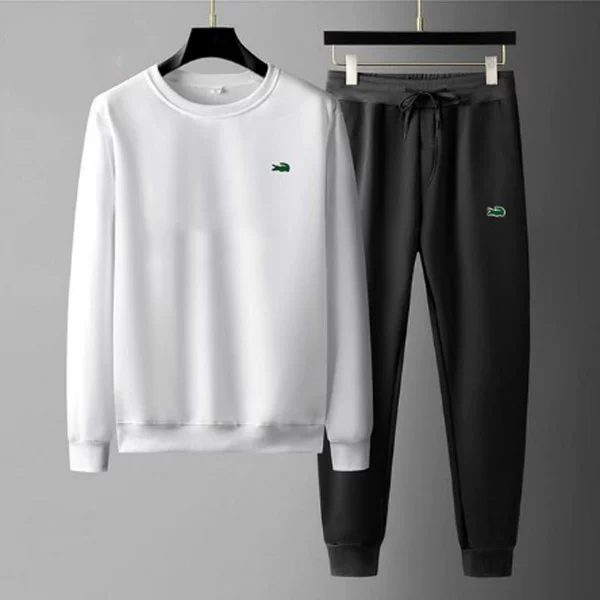 White+black pants
