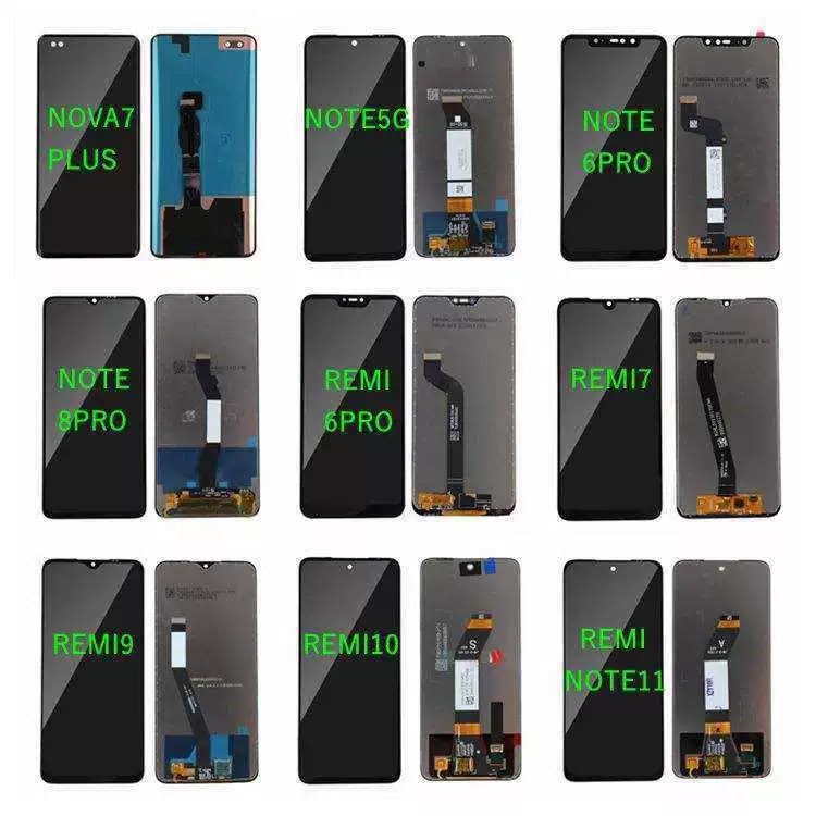Подходит для Redmi Note 4/5/6/7/8/9/11/12 LCD экран в сборе