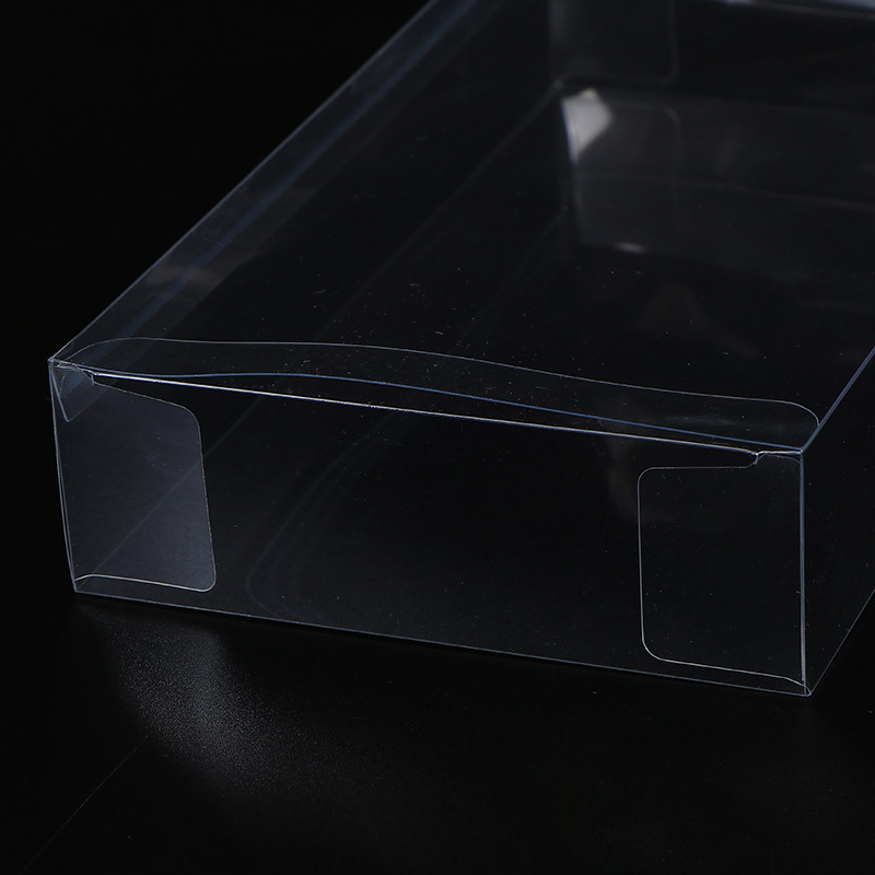 Nueva caja de embalaje transparente con gancho de pvc, exquisito frigorífico, hardware, aparejos de pesca, papelería, caja de exhibición de protección de alta transparencia