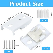 18PCS ���ݽz����܉���컨�尲�b֧�ܴ����U��֧���컨�崰�����