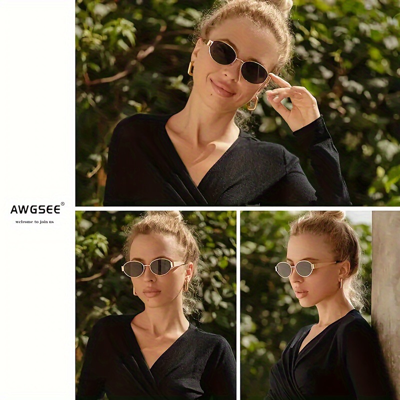 European and American Fashion Hot-Selling Sunglasses for Men and Women, Versatile Anti-Uv Sunglasses, Full-Frame Oval Frames