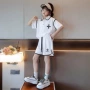 大童女童新款翻领t恤