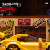 小角度 Ретро модифицированный транспорт, маленький конструктор, игрушечная машина