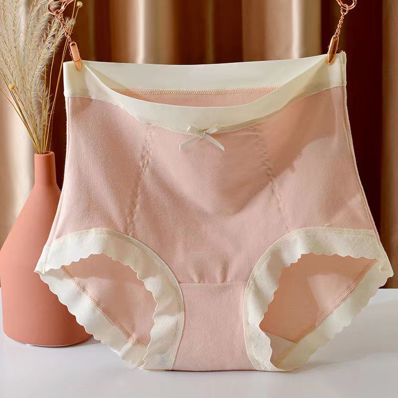 Factory direct selling Xinjiang long staple cotton underwear women's cotton cotton crotch antibacterial Breathable High waist girls' shorts large size