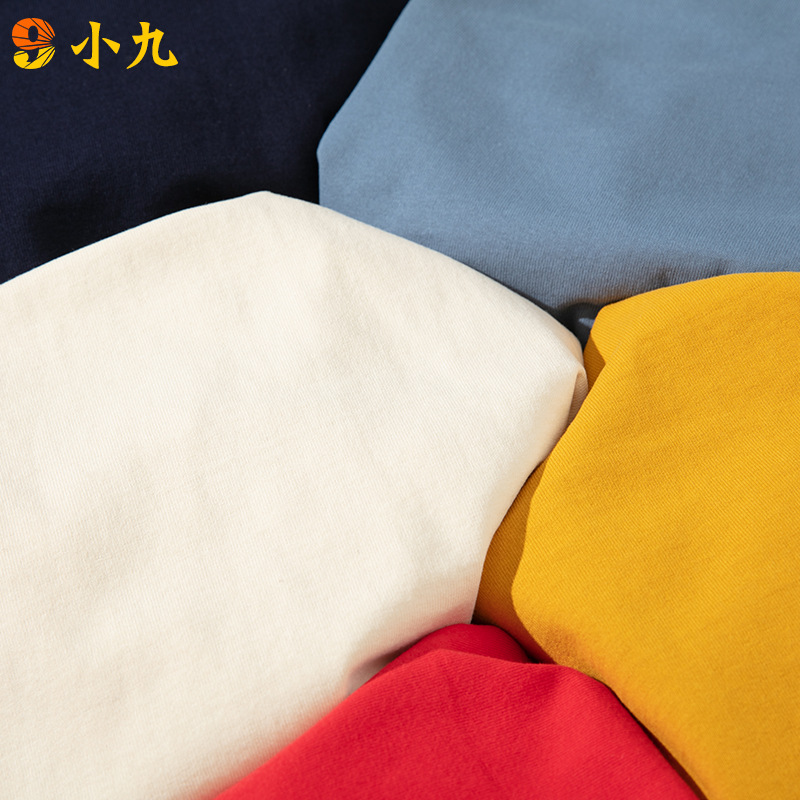 230G Camiseta de algodón pesado cuello redondo suelto personalizado manga corta hombres ropa de clase publicidad camisa cultural ropa de trabajo logotipo impreso