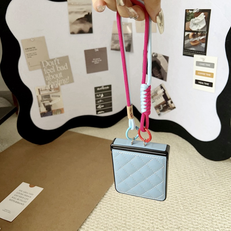 Capa para samsung galaxy z flip 6 5 almofada ar diamante_voghion.com