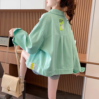 2026年短款牛仔外套洋气韩版小个子百搭女新款减龄宽松上衣春季