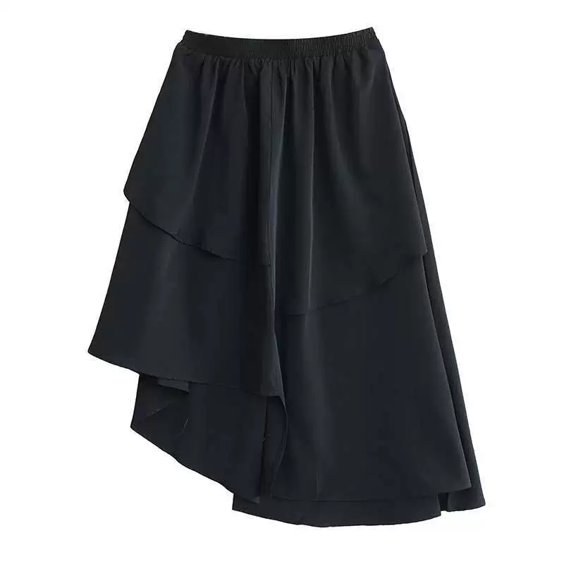 Брюки женские корейского стиля oversize, свободный крой, многослойный летний дизайн