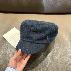 超正版型！日系水洗春夏平顶牛仔马术帽高端时尚通勤报童帽画报帽