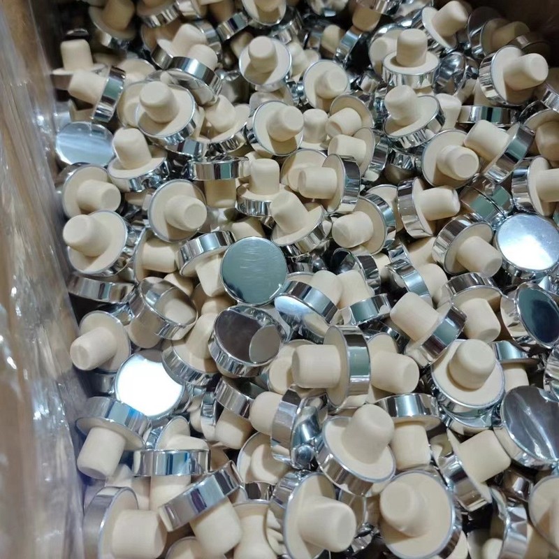 工場直販 T型高分子アルミキャップ 19.2mm 食品グレード 赤ワイン栓 アロマセラミックガラス密封ボトル栓|undefined