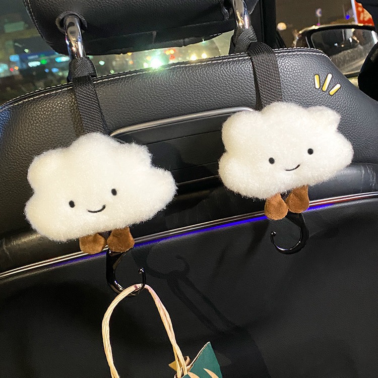 Asiento de automóvil, respaldo trasero, gancho pequeño, asiento de automóvil, lindo, gancho de asiento integrado en el automóvil, mujer de primera fila