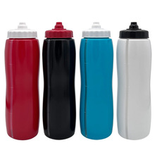 厂家PP塑料水杯挤压便携式大容量户外运动950ML冰球水壶超大容量